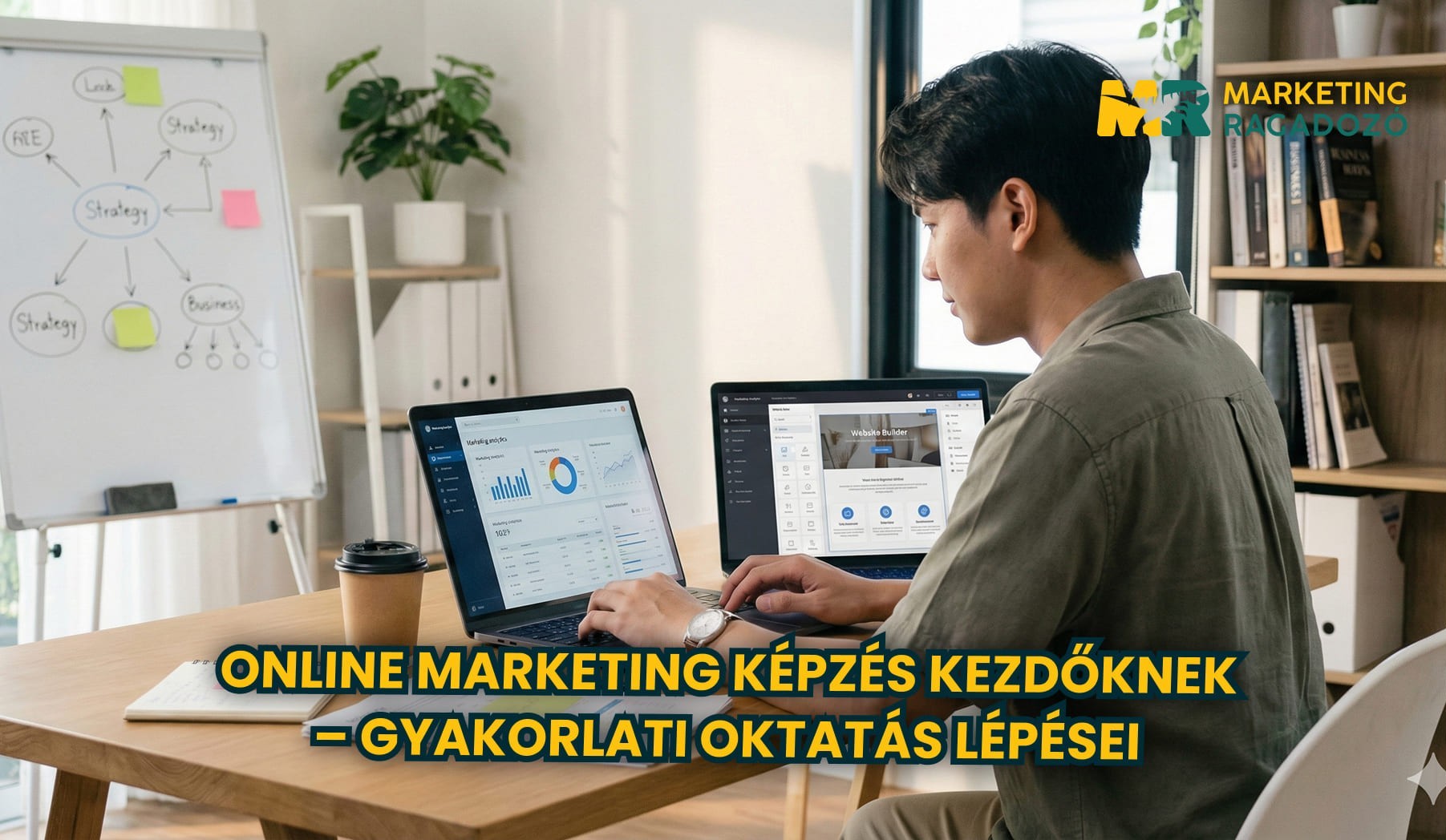 Online marketing képzés kezdőknek – gyakorlati oktatás lépései