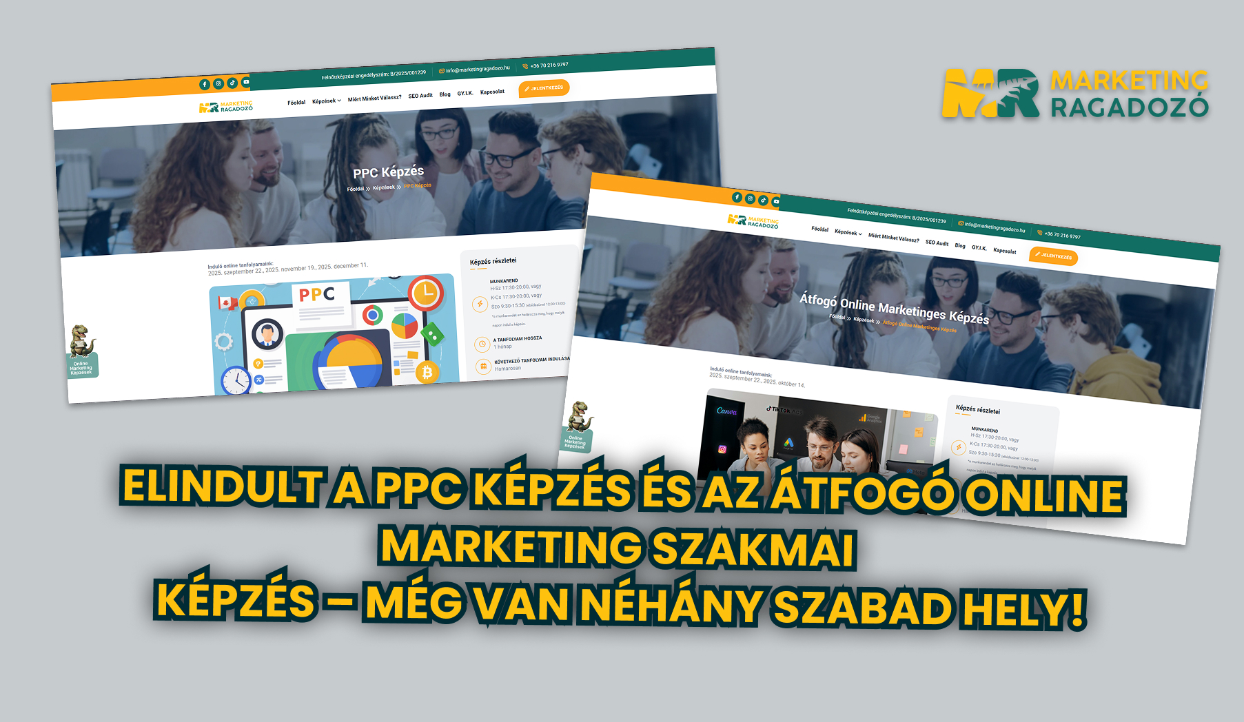 Elindult a PPC képzés és az Átfogó Online Marketing szakmai  képzés – még van néhány szabad hely!