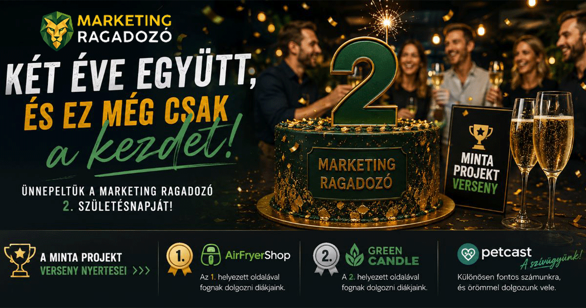 Két éve együtt: így ünnepeltük a Marketing Ragadozó második születésnapját