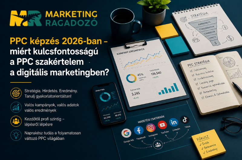 PPC képzés 2026-ban – miért kulcsfontosságú a PPC szakértelem a digitális marketingben?